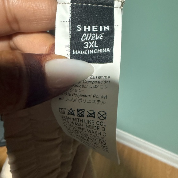 SHEIN Cream Ruched co-ord- 3XL - Picture 2 of 2